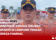 OKNUM POLISI DIDUGA TERLIBAT KAMPANYE DI LAMPUNG TENGAH DIPERIKSA PAMINAL